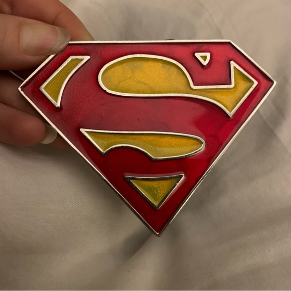 Vintage Superman Belt Buckle, TM and DC Comics Collectible (s12) - Picture 2 of 14